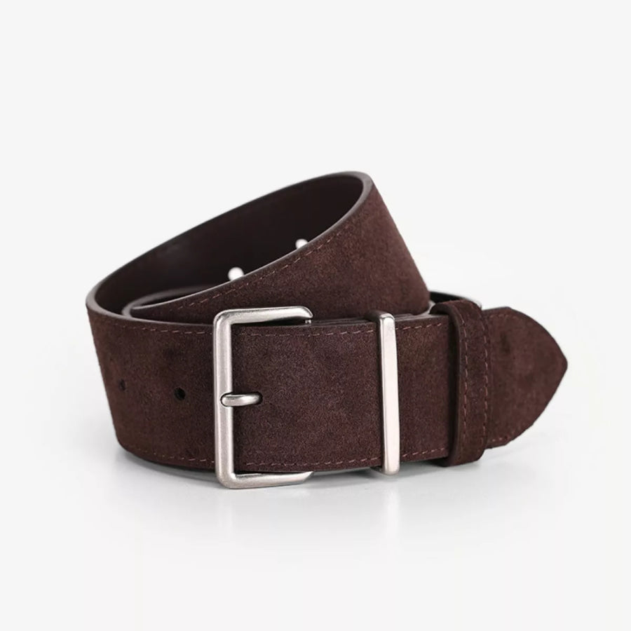 Leather Casual Belt Brown / ONESIZE Apparel and Accessories