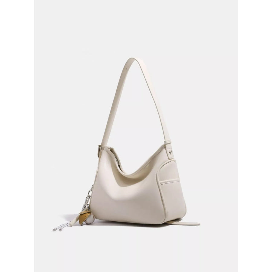 Leather Slouchy Shoulder Bag Apparel and Accessories