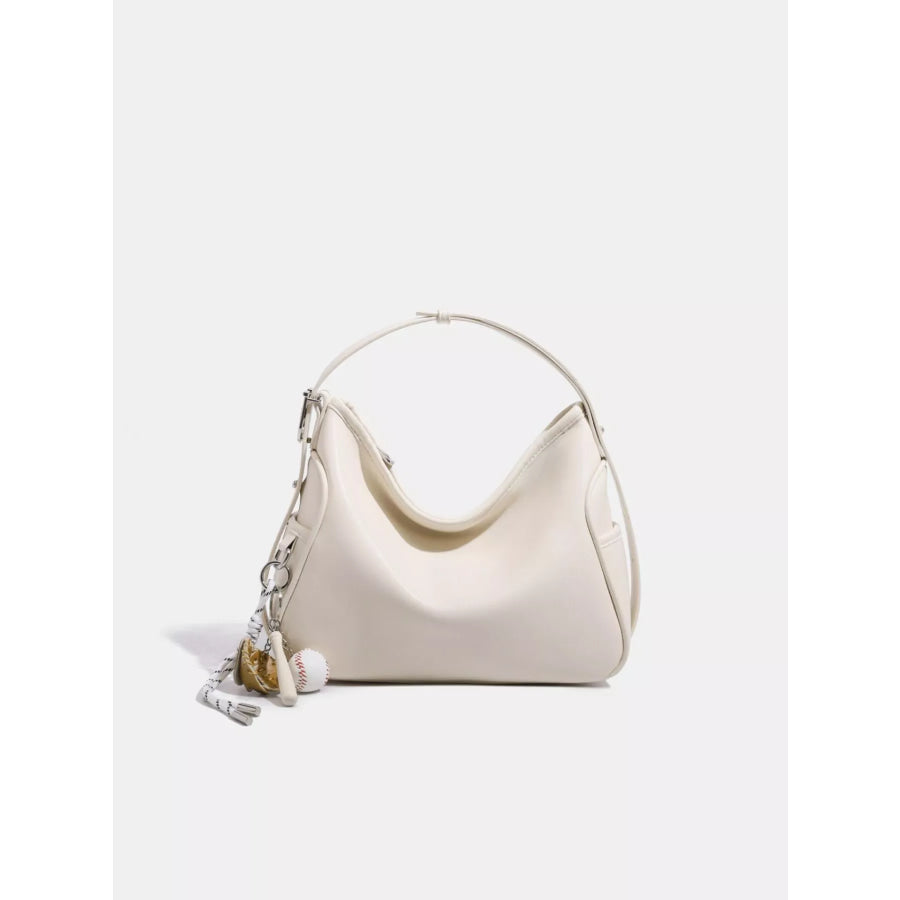 Leather Slouchy Shoulder Bag Apparel and Accessories