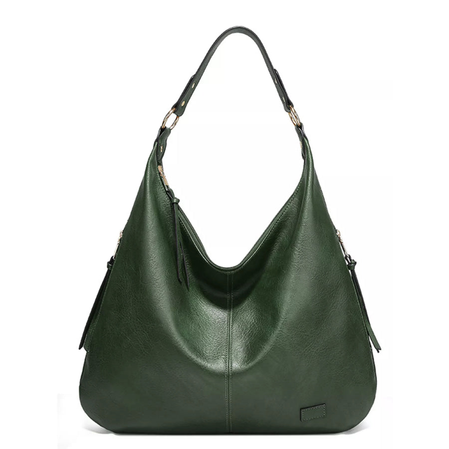 Leather Slouchy Shoulder Bag Apparel and Accessories