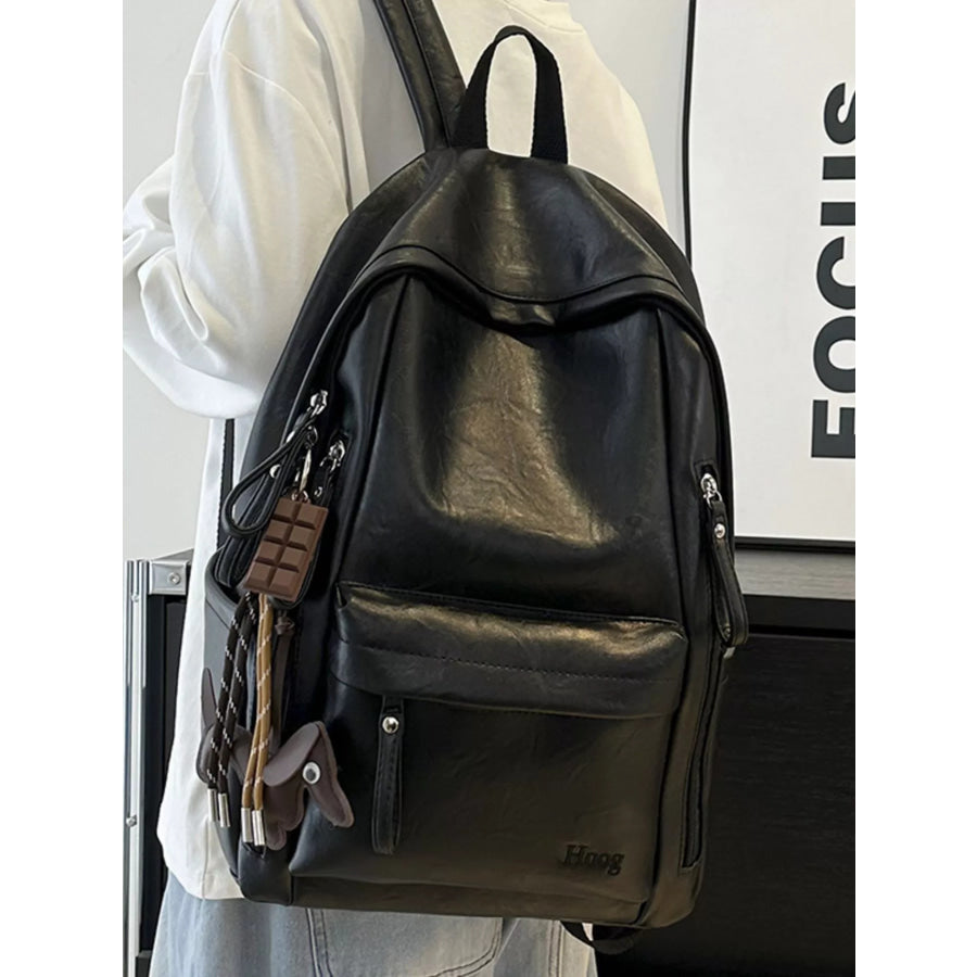 Leather Texture Backpack Bag Apparel and Accessories