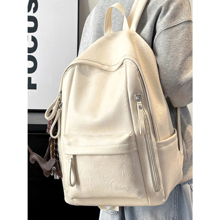 Leather Texture Backpack Bag Apparel and Accessories