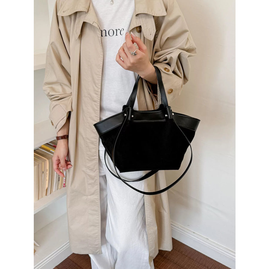 Leather Trim Tote Bag Apparel and Accessories