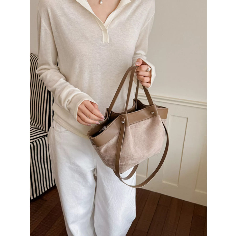 Leather Trim Tote Bag Apparel and Accessories