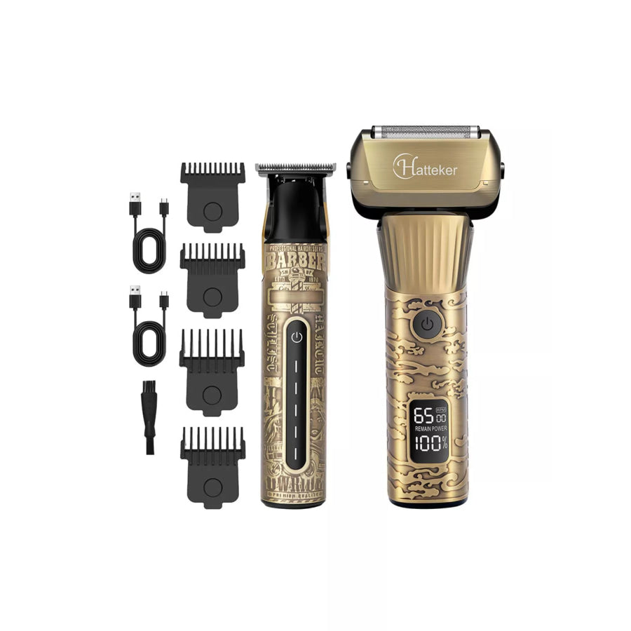 LED Display Hair Clipper Brass / ONESIZE Apparel and Accessories