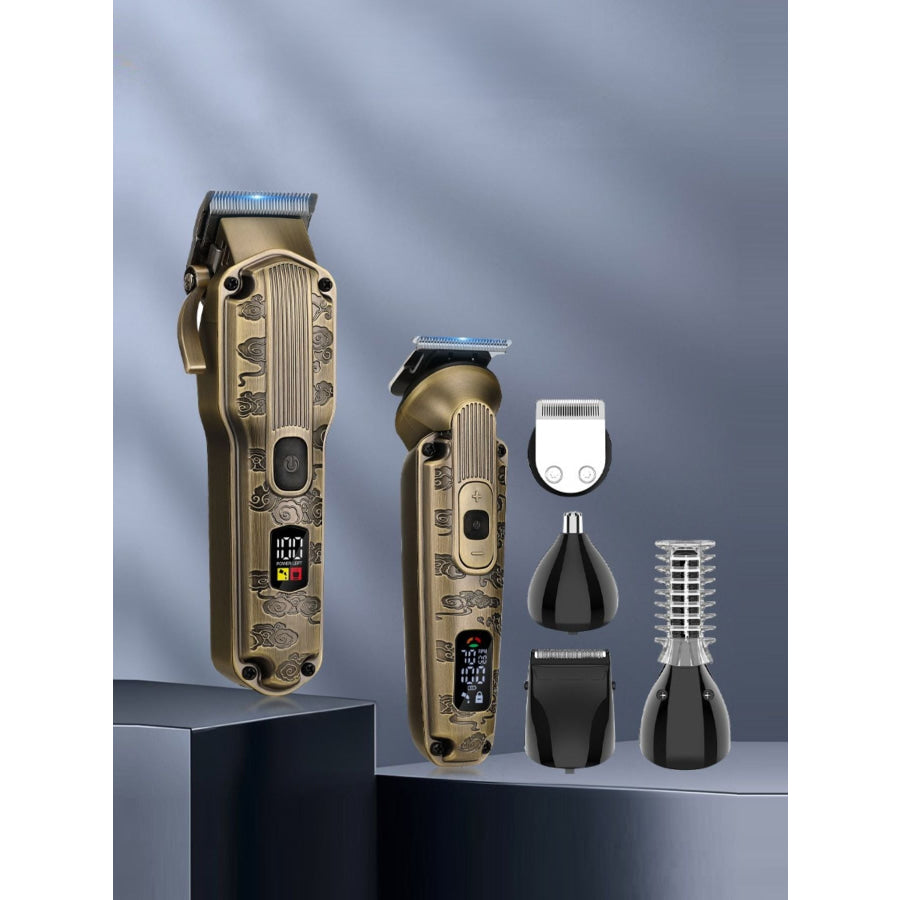 LED Display Hair Clipper Brass / ONESIZE Apparel and Accessories