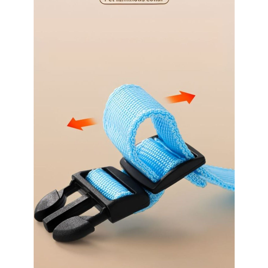 LED Glowing Pet Collar for Night Safety Apparel and Accessories