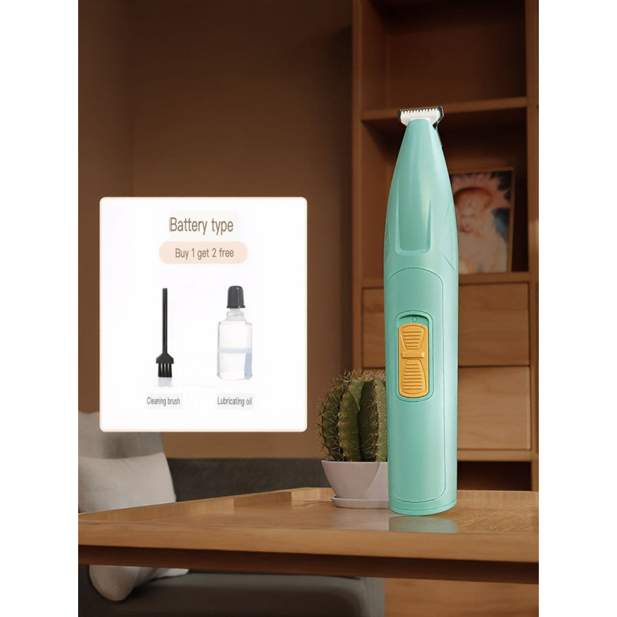 LED Pet Paw Trimmer Rechargeable Low Noise Blue (Battery Powered, No LED) / One Size Apparel and Accessories