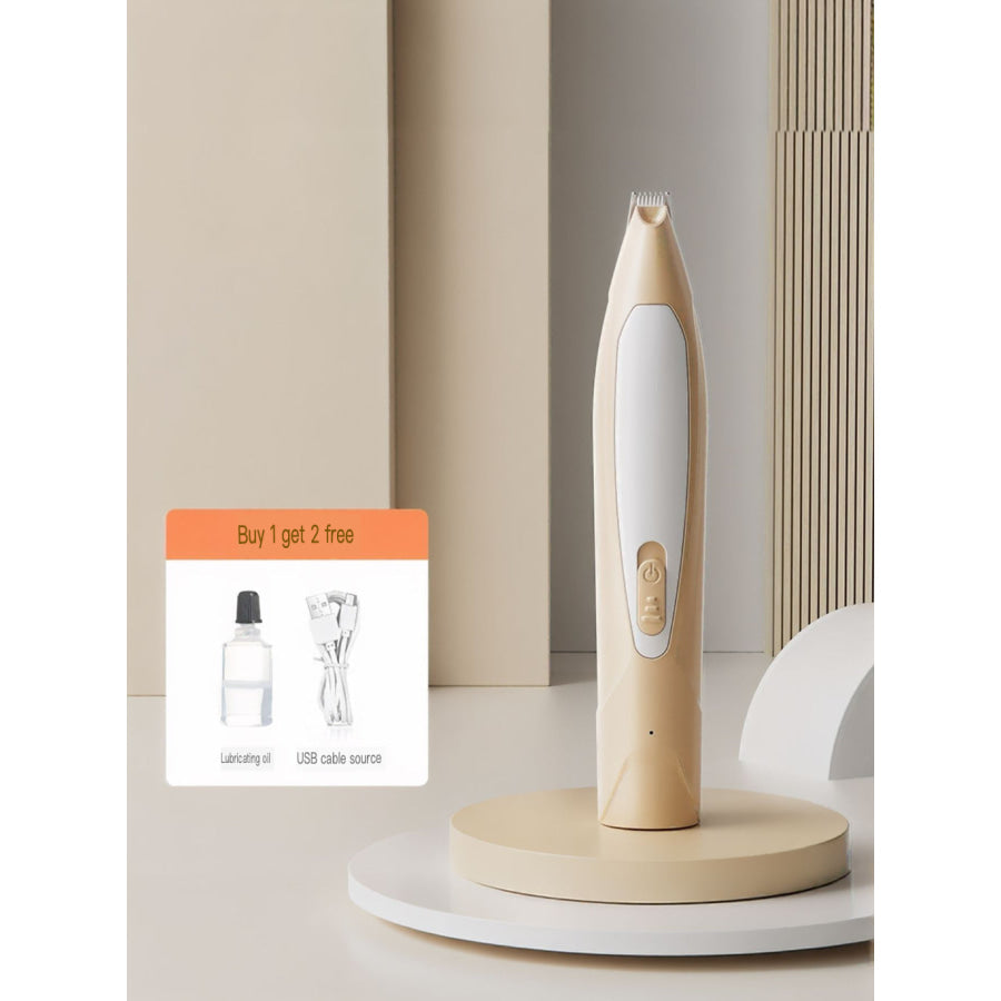 LED Pet Paw Trimmer Rechargeable Low Noise Yellow (LED Rechargeable) / One Size Apparel and Accessories