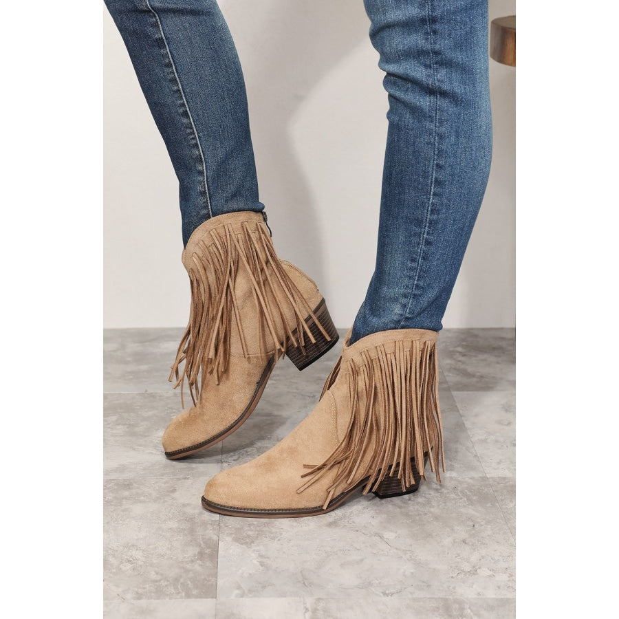 Legend Women’s Fringe Cowboy Western Ankle Boots