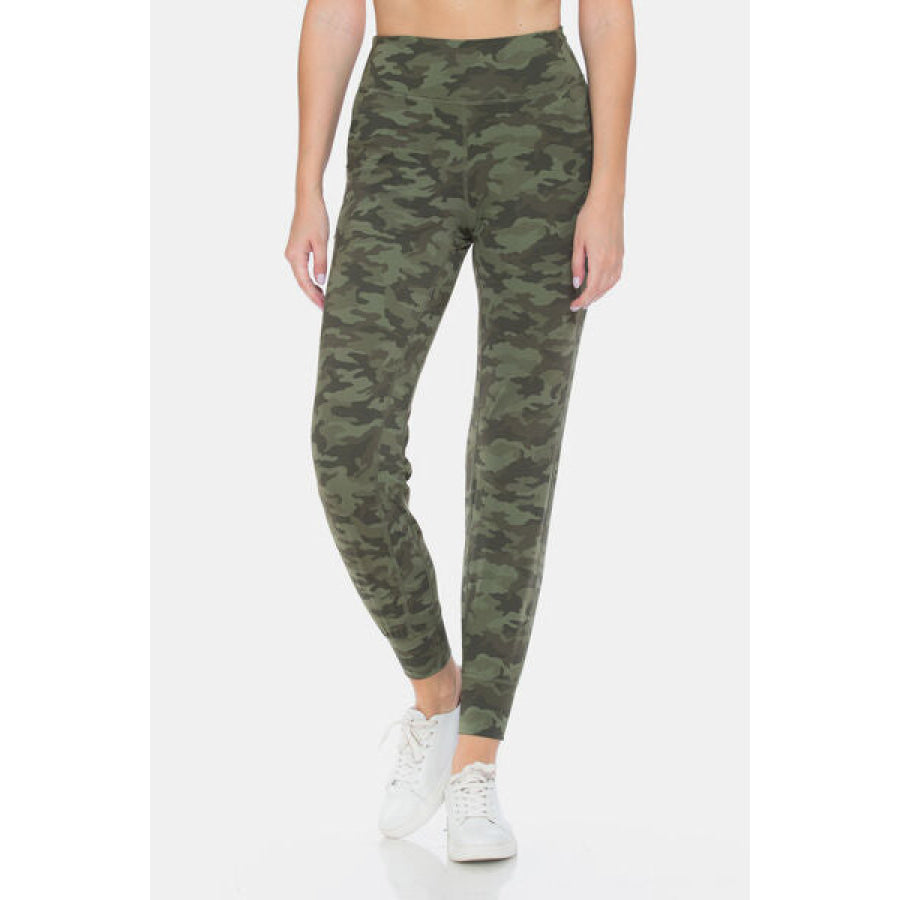 Leggings Depot Camouflage High Waist Apparel and Accessories