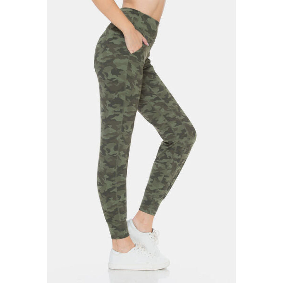 Leggings Depot Camouflage High Waist MULTI / S Apparel and Accessories