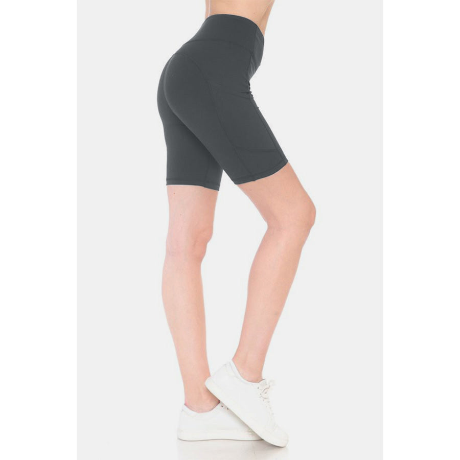 Leggings Depot Full Size High Waist Active Shorts Apparel and Accessories