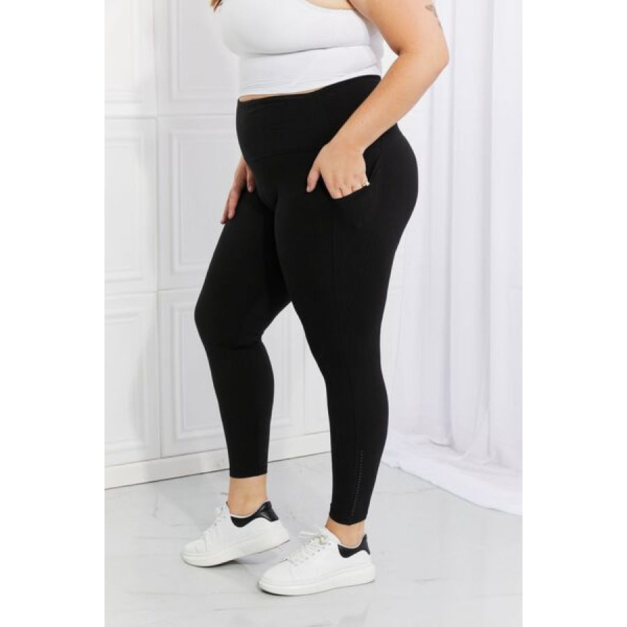 Leggings Depot Full Size Strengthen and Lengthen Reflective Dot Active Apparel Accessories