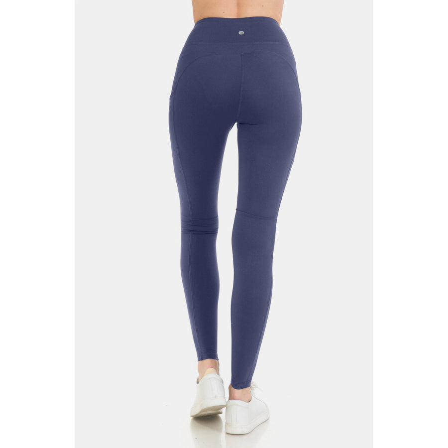 Leggings Depot High Waist Wide Waistband Leggings Apparel and Accessories