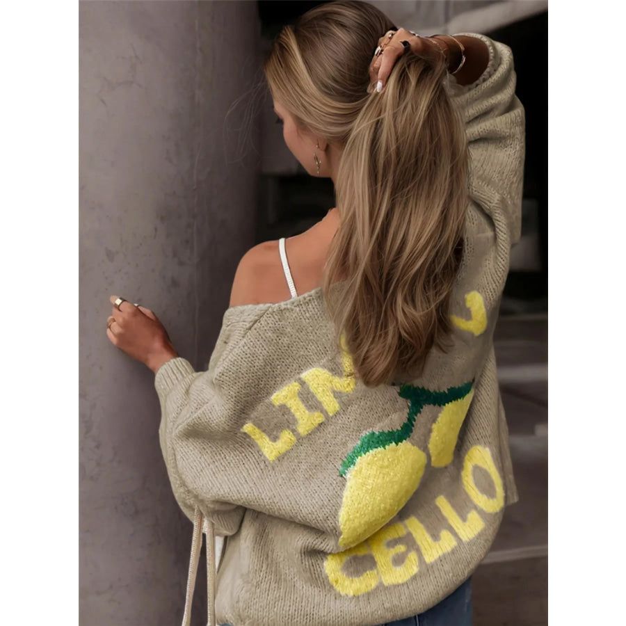 Lemon Button Up Cardigan Apparel and Accessories