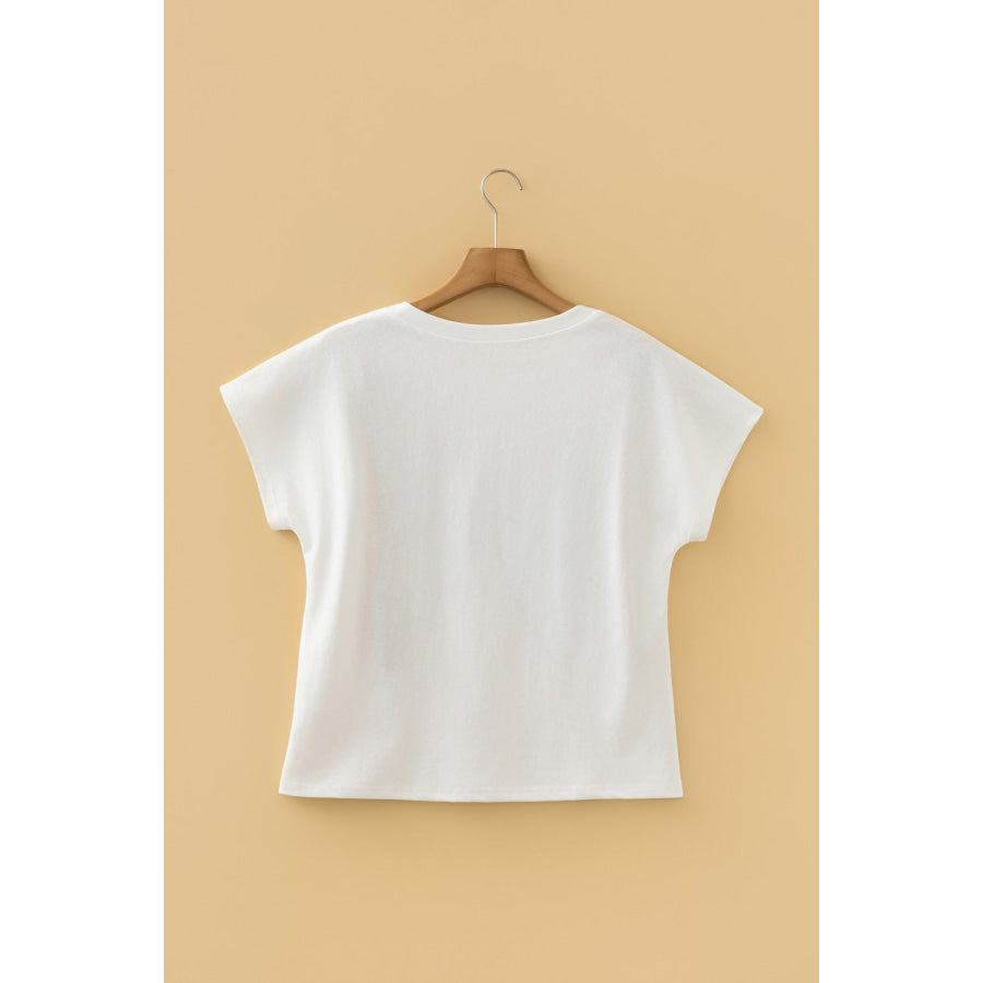 Leopard Bow Graphic Relaxed Fit T-Shirt Apparel and Accessories
