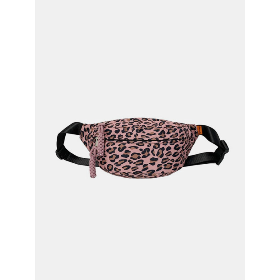 Leopard Nylon Crossbody Bag Apparel and Accessories