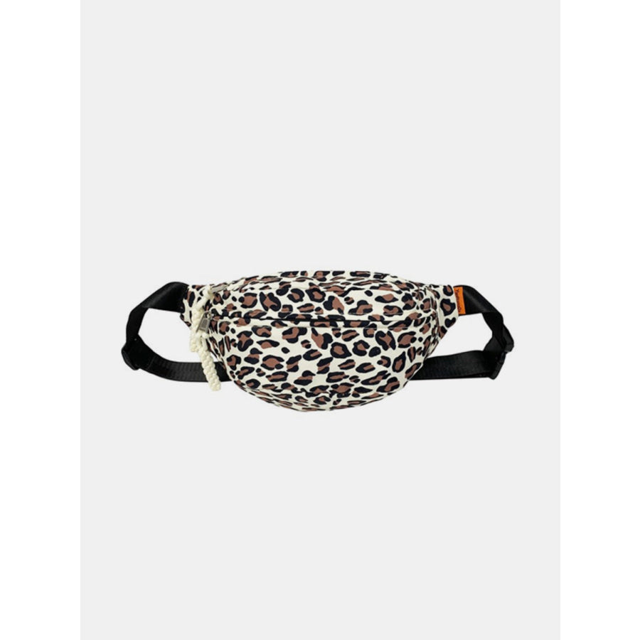 Leopard Nylon Crossbody Bag Apparel and Accessories