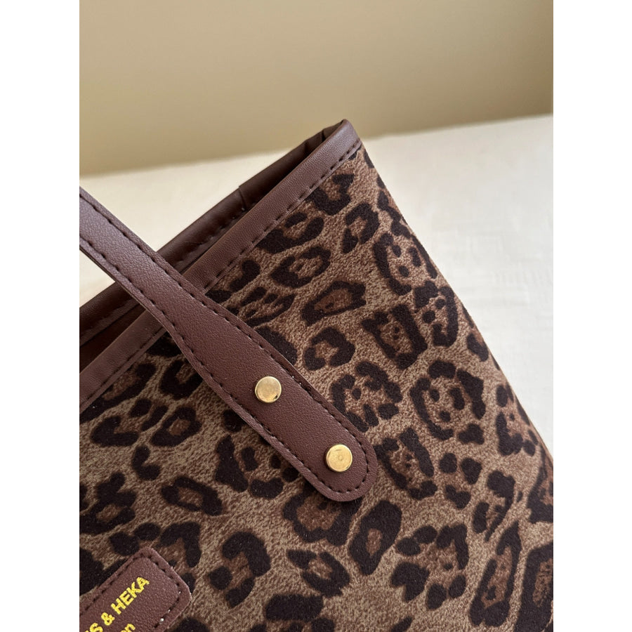 Leopard Polyester Tote Bag Apparel and Accessories