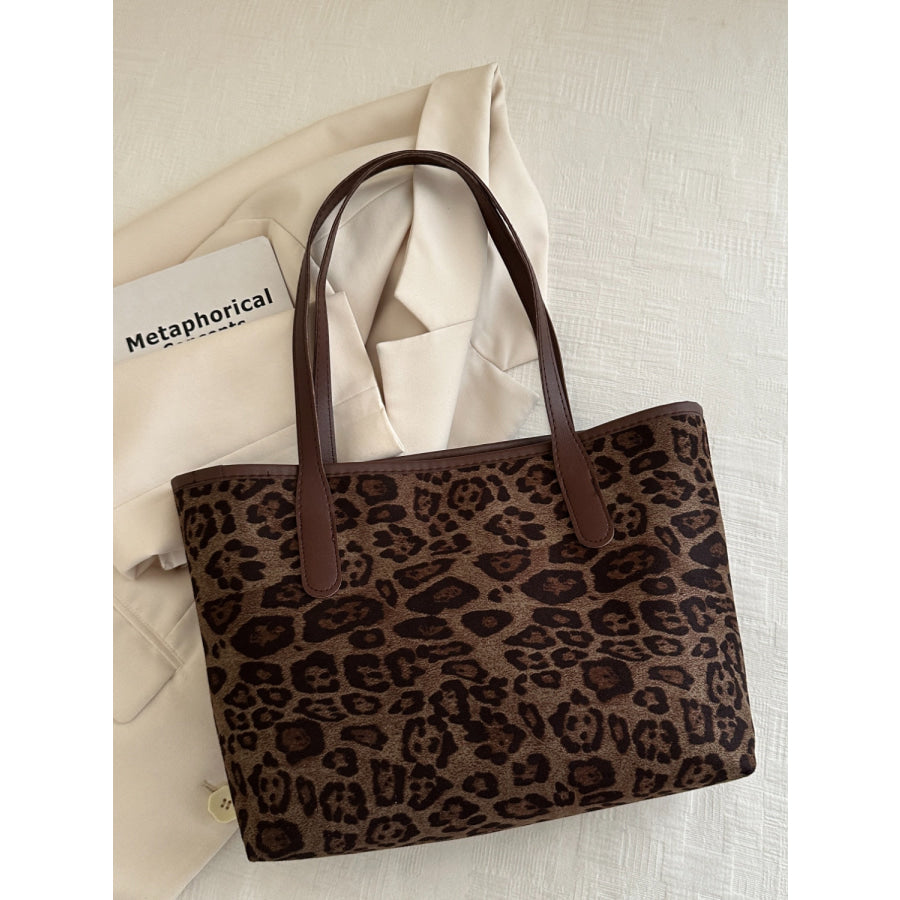 Leopard Polyester Tote Bag Apparel and Accessories