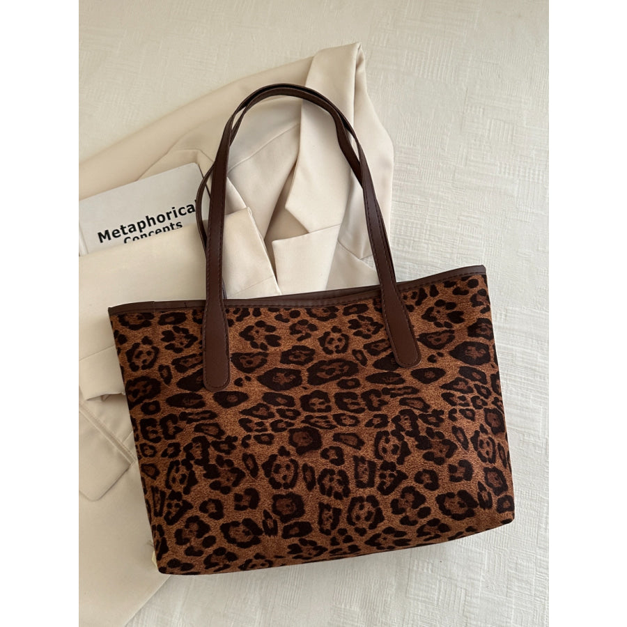 Leopard Polyester Tote Bag Apparel and Accessories