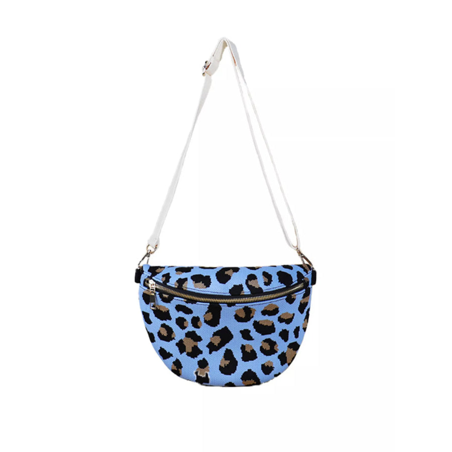 Leopard Print Crossbody Bag Apparel and Accessories