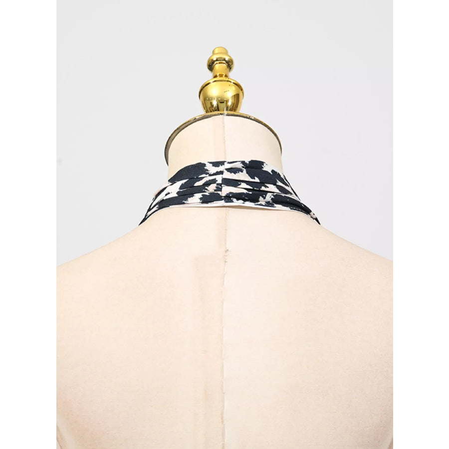 Leopard Print Halter Neck Mini Dress Apparel and Accessories