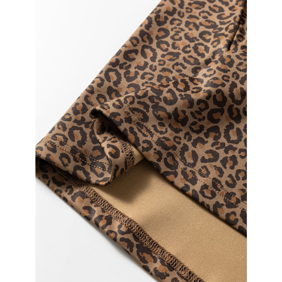 Leopard Print Relaxed Fit T-Shirt Apparel and Accessories