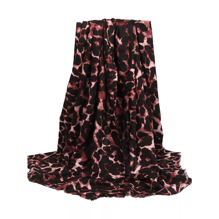 Leopard Print Scarf Apparel and Accessories