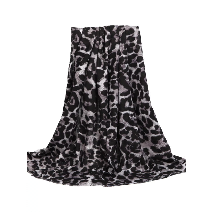 Leopard Print Scarf Apparel and Accessories