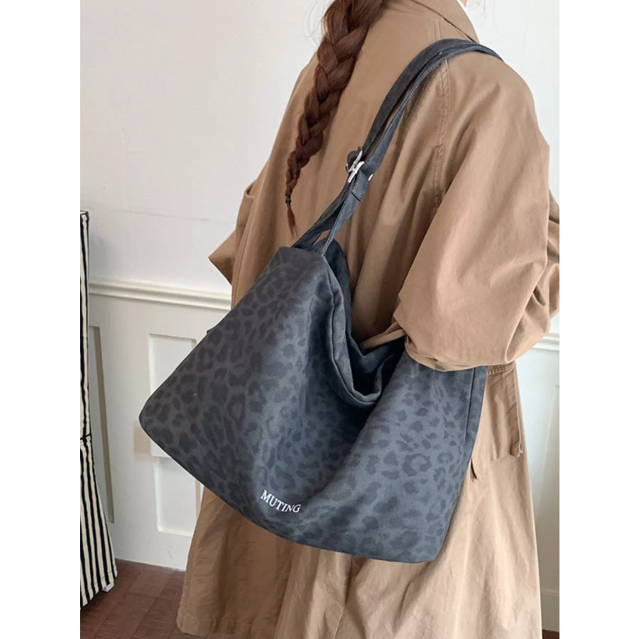 Leopard Print Shoulder Bag Apparel and Accessories