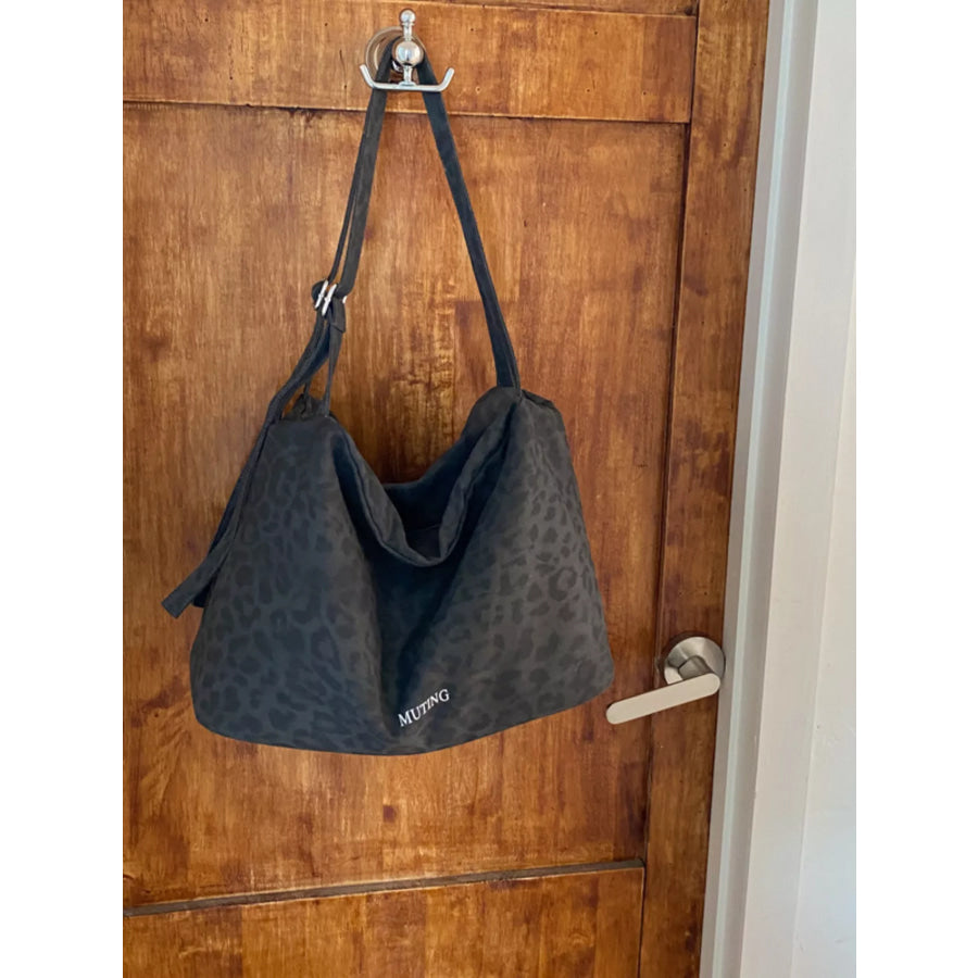 Leopard Print Shoulder Bag Apparel and Accessories