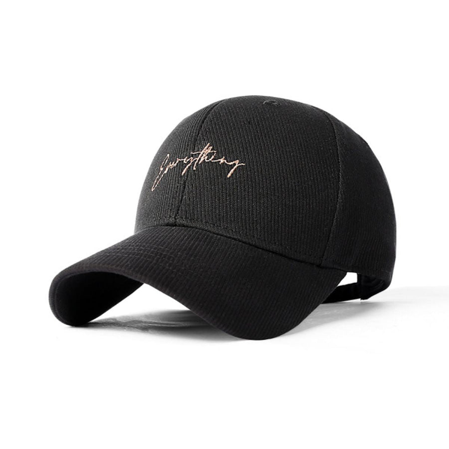 Letter Adjustable Baseball Cap Apparel and Accessories