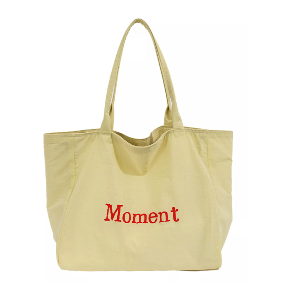 Letter Canvas Tote Bag Apparel and Accessories