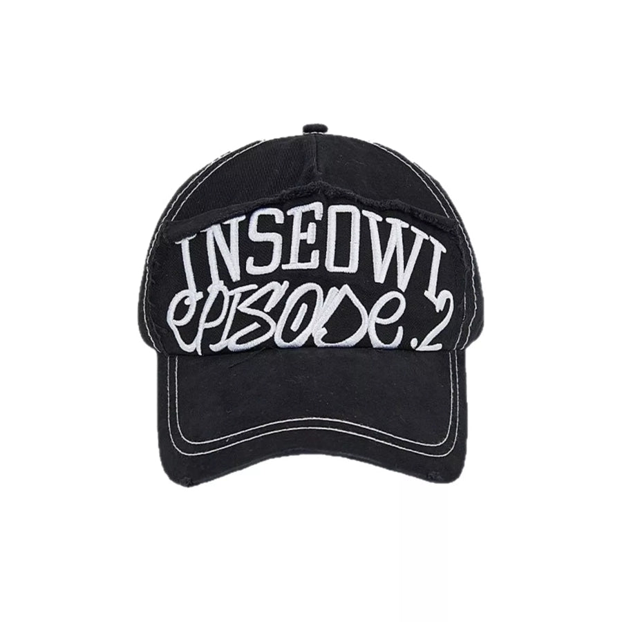 Letter Embroidered Baseball Cap Apparel and Accessories