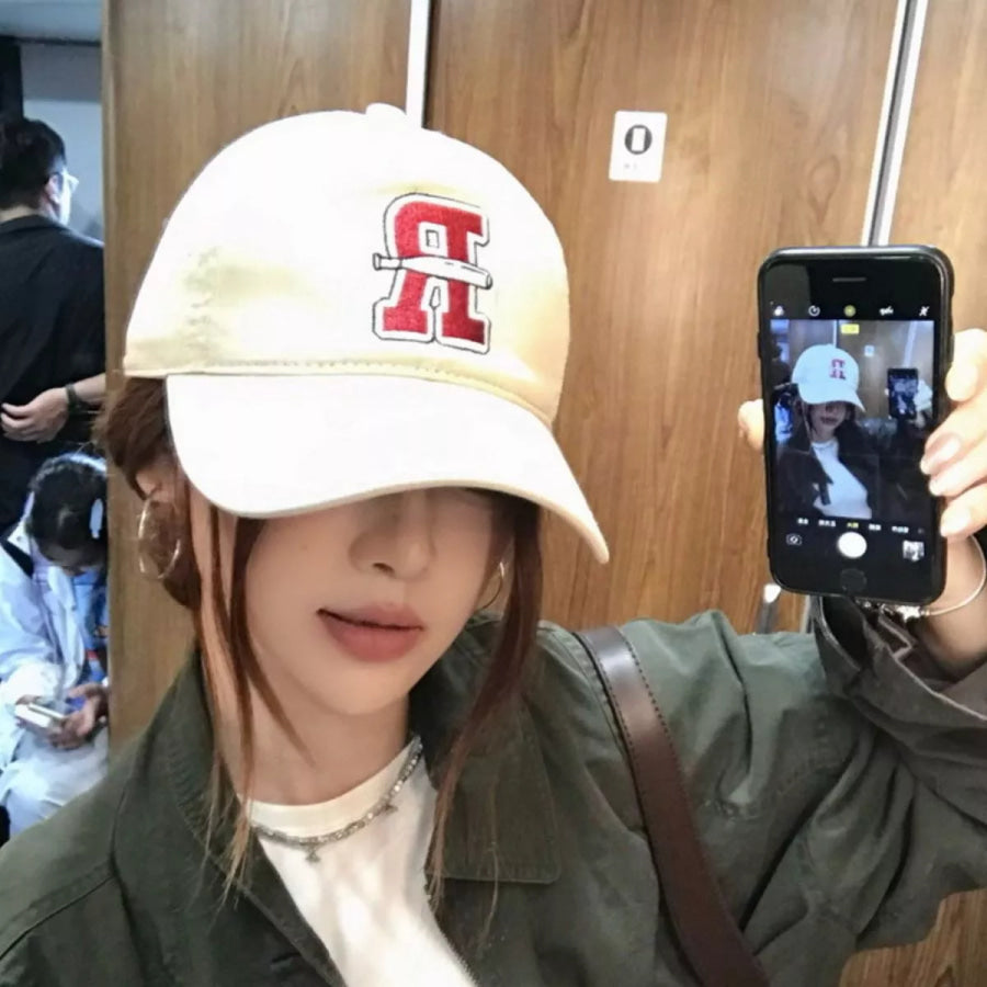 Letter Embroidered Classic Baseball Cap Apparel and Accessories
