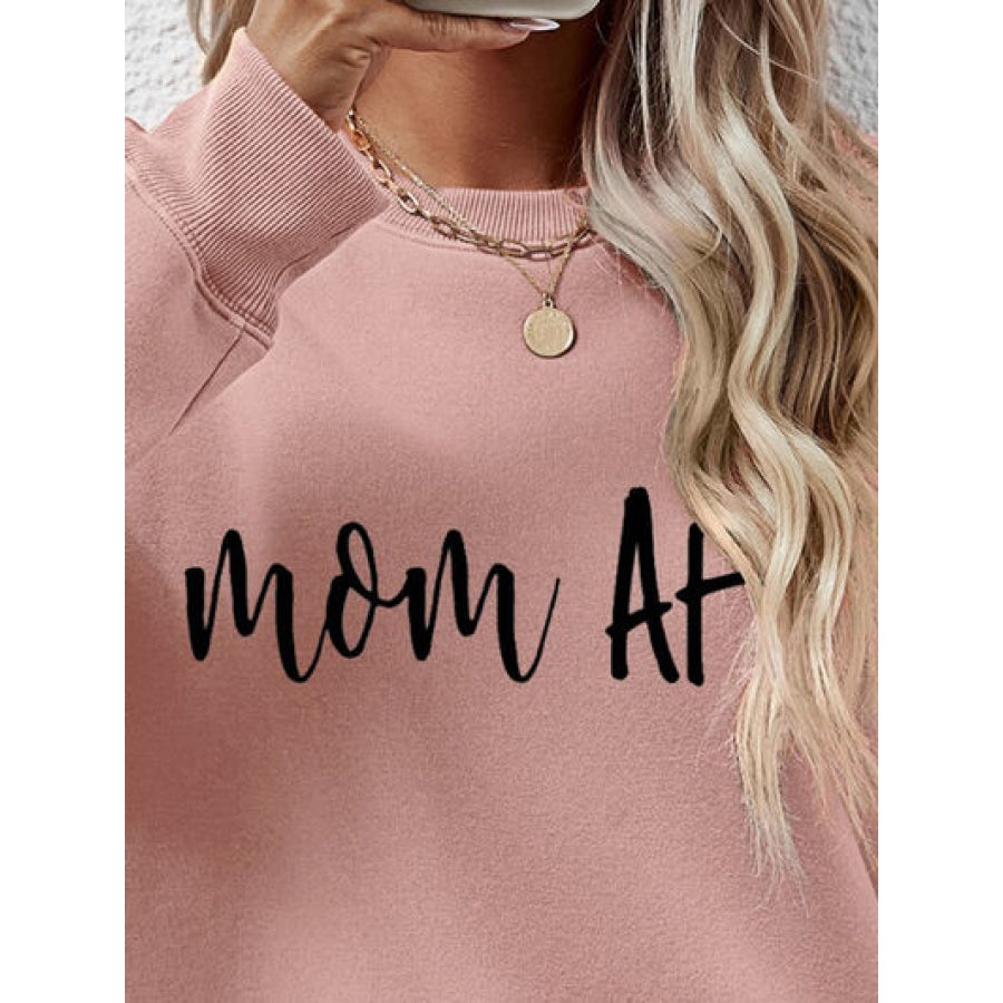 Letter Graphic Dropped Shoulder Sweatshirt Clothing