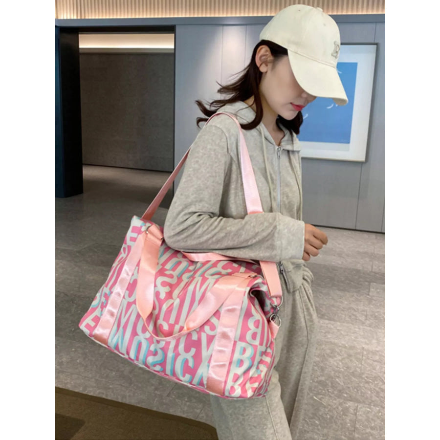Letter Print Travel Bag Apparel and Accessories
