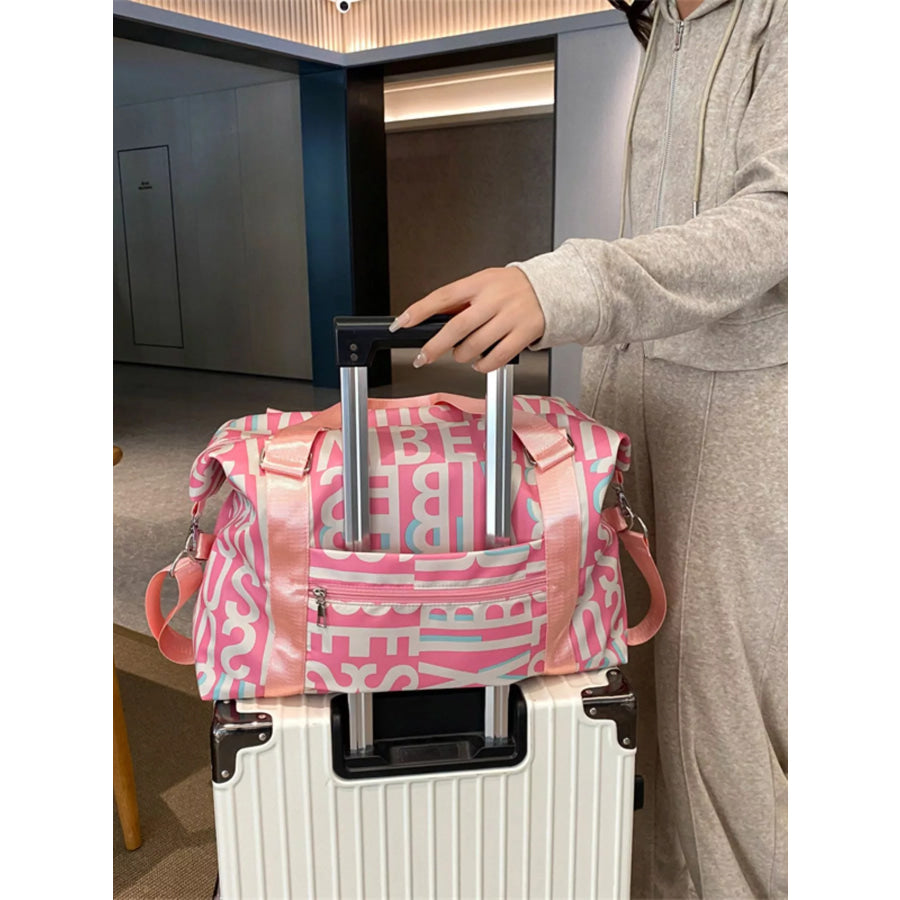 Letter Print Travel Bag Apparel and Accessories