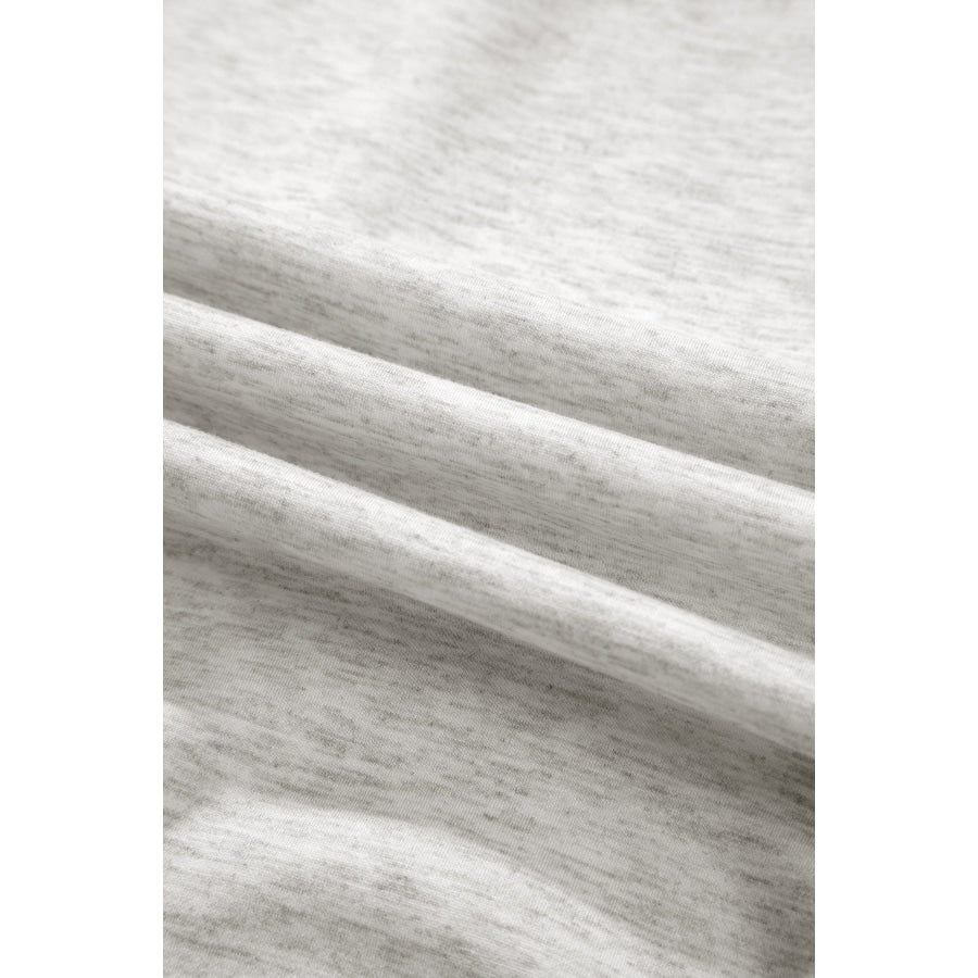 Light Grey Solid Color Zip Front Jacket Style Sweatshirt Tops/Sweatshirts & Hoodies