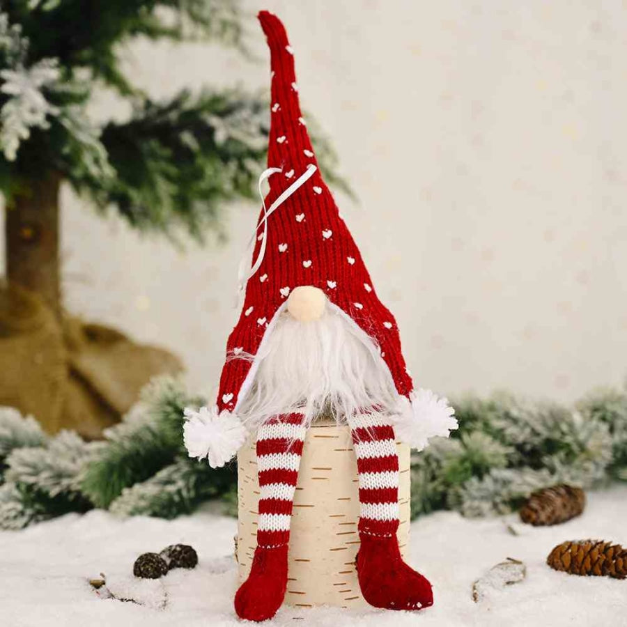 Light-Up Long Leg Faceless Gnome Deep Red / One Size