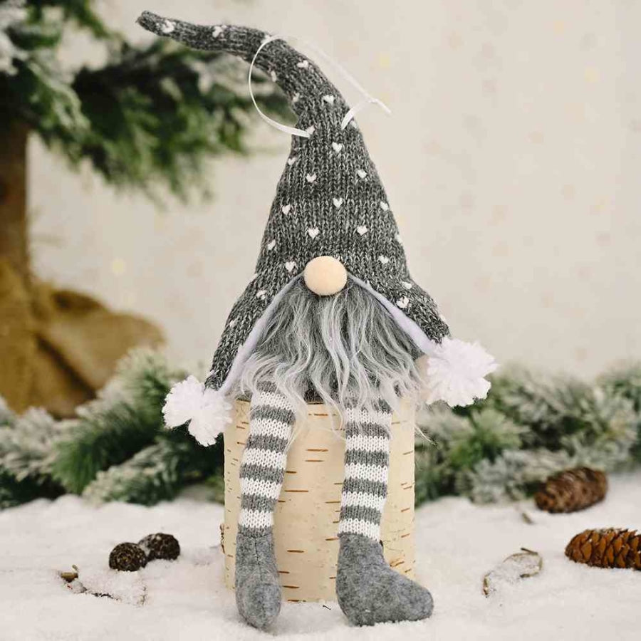 Light-Up Long Leg Faceless Gnome Light Gray / One Size