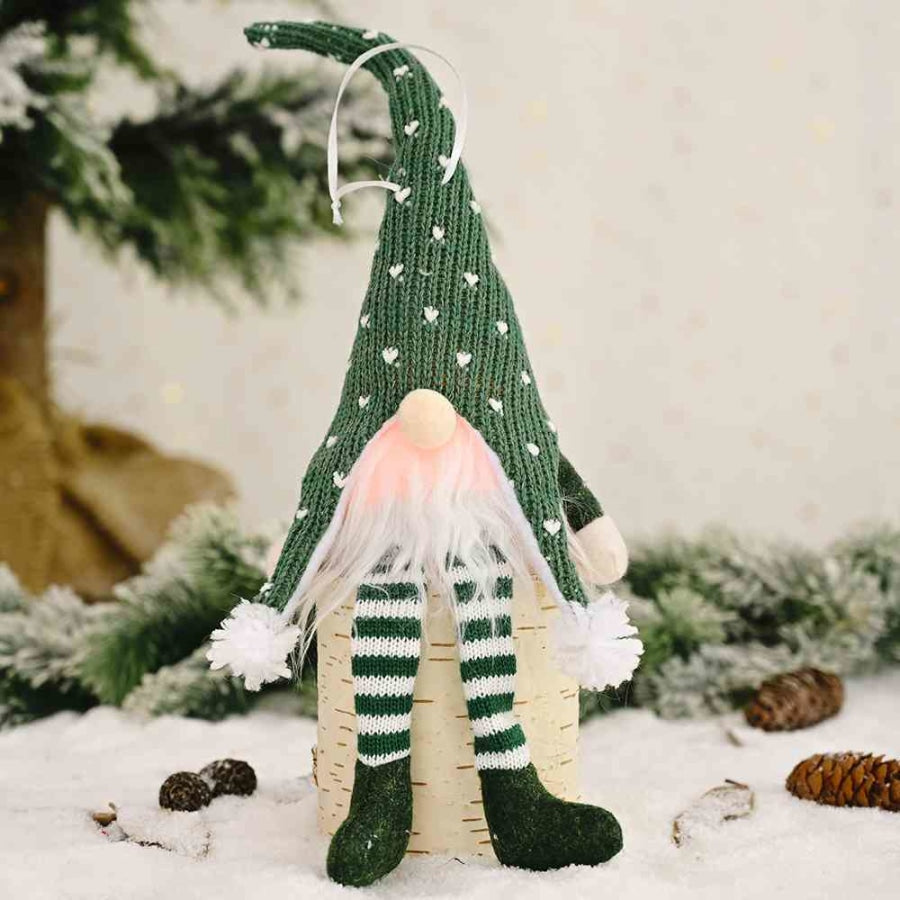 Light-Up Long Leg Faceless Gnome Green / One Size