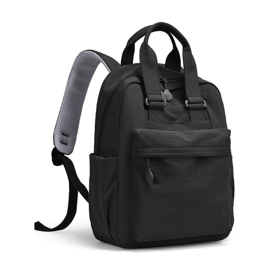 Lightweight Casual Backpack Bag Black / One Size Apparel and Accessories