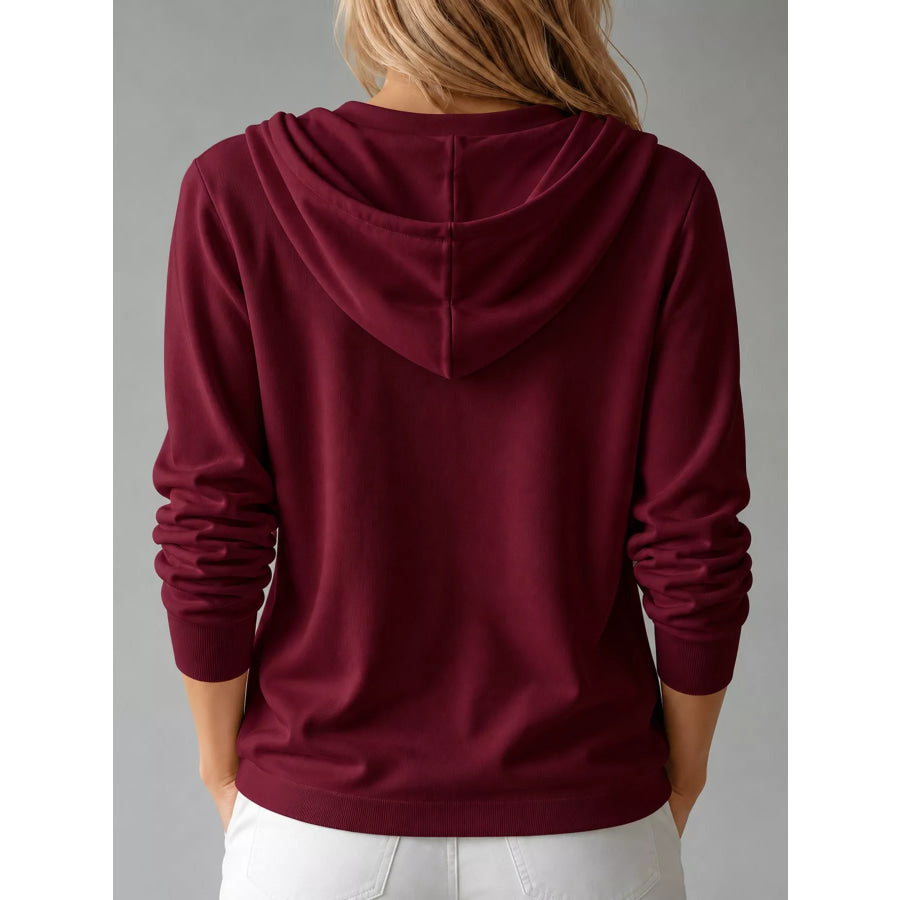 Lightweight Drawstring Hooded Cardigan Apparel and Accessories