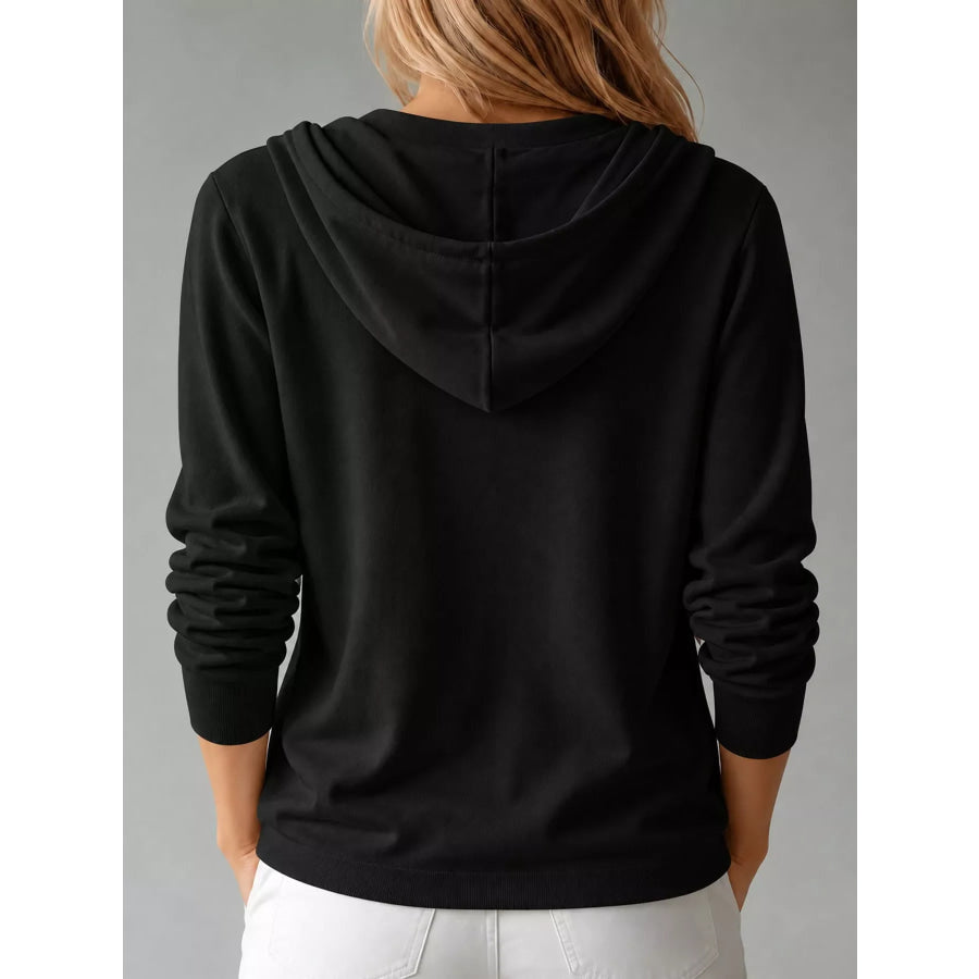Lightweight Drawstring Hooded Cardigan Apparel and Accessories