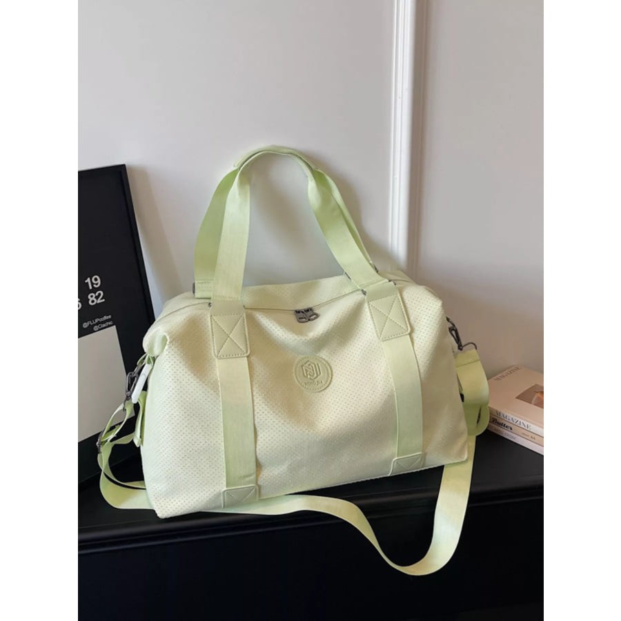 Lightweight Duffle Bag with Adjustable Strap Green / One Size Apparel and Accessories