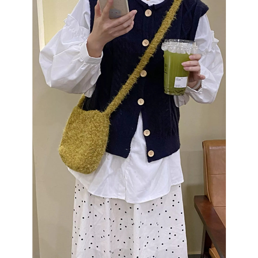Lightweight Fluffy Crossbody Bag Apparel and Accessories