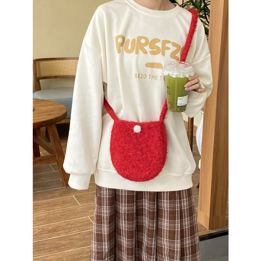Lightweight Fluffy Crossbody Bag Apparel and Accessories